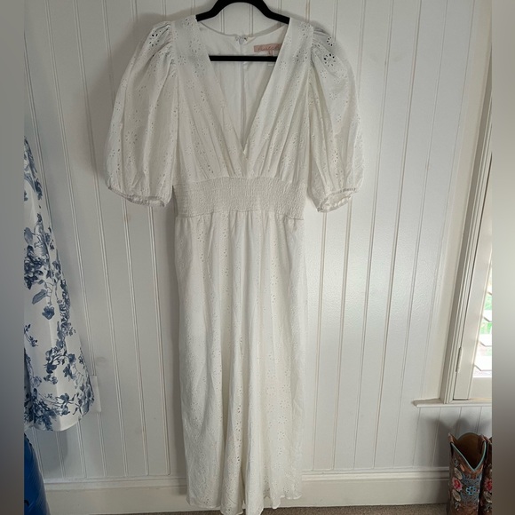 Anthropologie Hutch Long White Jumpsuit - Picture 5 of 10
